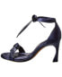 Фото #2 товара Alexandre Birman Clarita Doppia Soletta 85 Leather Sandal Women's Blue 35