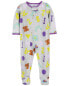 Toddler 1-Piece Graphic Loose Fit Footie Pajamas 2T