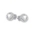 Charming stud earrings made of silver 436 001 00511 04