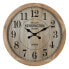 Wall Clock Natural Wood Crystal 60 x 60 x 6,5 cm