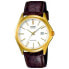 CASIO MTP1183Q7A watch Yellow Gold / Brown / White - фото #2