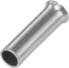 Фото #1 товара Conrad Electronic SE Conrad 1091259 - Wire end sleeve - Silver - Straight - Metallic - Copper - 0.75 mm²