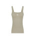 Women's Ribbed Wide Strap Top