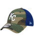 Фото #1 товара Men's Camo Kansas City Royals Team Neo 39THIRTY Flex Hat