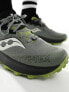 Фото #5 товара Saucony Peregrine 14 GTX neutral trail running trainers in bough and olive - CHARCOAL