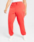 Фото #2 товара Women's Metallic Foil Logo Fleece Jogger Sweatpants, A Macy's Exclusive