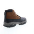 Фото #16 товара Florsheim Xplor Duck Boot 14344-009-M Mens Black Brown Leather Hiking Boots