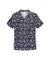 Фото #6 товара Men's Linen Short Sleeve Camp Shirt