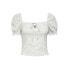 ფოტო #1 პროდუქტის ONLY Caro Puff Linen Blend Short Sleeve Top