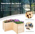 Фото #11 товара Горшок для цветов costway Gartenbeet Holz