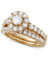 ფოტო #1 პროდუქტის Certified Diamond Bridal Set (2 ct. t.w.) in 18k Gold, White Gold or Rose Gold, Created for Macy's