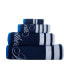 Фото #2 товара Nautical Blanket Stripe 2 Piece Turkish Cotton Bath Sheet Set