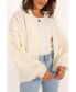 ფოტო #5 პროდუქტის Women's Hailey Over Sleeve Cardigan