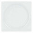 Dessert dish Inde Zen Porcelain White 18 x 18 x 2,5 cm (6 Units)