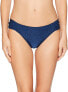 La Blanca 236660 Womens Hipster Swimsuit Bikini Bottom Navy/Midnight Size 12