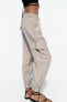 CARGO TROUSERS WITH ELASTICATED WAISTBAND