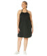 Фото #1 товара Madewell 291083 Women Plus MWL Flex Fitness Dress True Black Size 1X