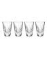 French Perle Short Glasses Set, 4 Piece