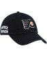 ფოტო #1 პროდუქტის Men's Black Philadelphia Flyers Clean Up Adjustable Hat