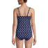 Фото #7 товара Women's DD-Cup Square Neck Underwire Tankini Swimsuit Top Adjustable Straps