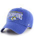 Фото #2 товара Men's Royal Los Angeles Rams 2021 NFC Champions Clean Up Adjustable Hat