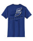 Men's Royal Kyle Larson Flag T-shirt Синий, L - фото #3