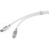 Renkforce TO-6886779 - White - USB C - Lightning - 1 m - Male - Male