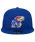 ფოტო #3 პროდუქტის Men's Royal Kansas Jayhawks Throwback 59fifty Fitted Hat