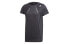 Фото #1 товара adidas 跑步运动纯色短袖T恤 男款 黑色 / Футболка Adidas T EK3052