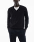 Men's 100% Merino Wool V-Neck Sweater