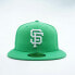 Фото #2 товара [70685208] Mens New Era MLB SF GIANTS 5950 FITTED - ISLAND GREEN/WHITE