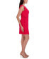 ფოტო #4 პროდუქტის Donna Rico Women's Scuba-Crepe Wrap-Skirt Sheath Dress