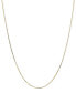 Box Chain 18" Necklace (1/2mm) in 14k Gold