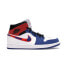 Фото #2 товара Кроссовки Nike Air Jordan 1 Mid Multi-Color Swoosh (Белый, Синий)