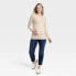 Фото #2 товара Ribbed Lightweight Crew Neck Maternity Sweater - Isabel Maternity by Ingrid &