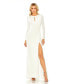 Фото #1 товара Women's Ieena Long Sleeve Keyhole Draped Gown