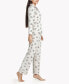 Women's Flower Bouquet Soft Long-Sleeve Pajama Set