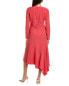 Lafayette 148 New York Twist Front Dress Women's