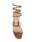 Фото #4 товара Women's Reina Ankle Wrap Evening Sandals