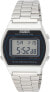 Casio Retro Unisex Digital Watch B640WB with Stainless Steel Strap