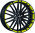 Фото #1 товара Колесный диск литой Oxigin 19 Oxspoke black foil primerose 7.5x17 ET45 - LK5/112 ML66.6