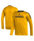 Фото #1 товара Men's Gold Pittsburgh Penguins AEROREADY® Long Sleeve T-shirt