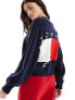 Фото #3 товара Tommy Jeans flag badge cardigan in navy