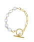 ფოტო #1 პროდუქტის Chain Toggle Pearl Bracelet