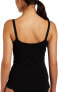 Фото #2 товара On Gossamer 187903 Womens Reversible Camisole Pajama Top Black Size Medium