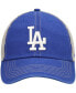 ფოტო #3 პროდუქტის Men's Royal Los Angeles Dodgers Logo Trawler Clean Up Trucker Snapback Hat