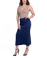 ფოტო #5 პროდუქტის Women's Foldable Waistband Relaxing to Wear Skirt