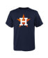 ფოტო #1 პროდუქტის Big Boys and Girls Navy Houston Astros Logo Primary Team T-shirt
