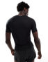 adidas Performance Techfit Compression Training t-shirt in black