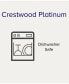 Фото #2 товара Crestwood Platinum Set/4 Holiday Accent Plate